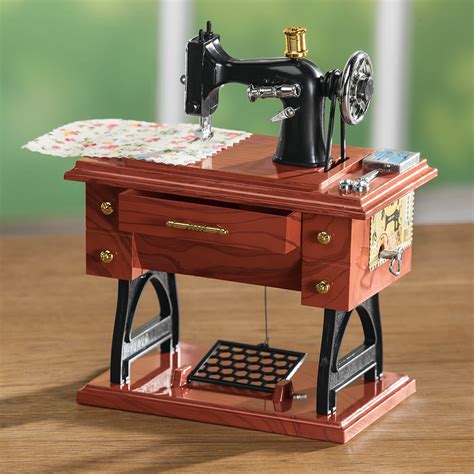 old sewing machine music box